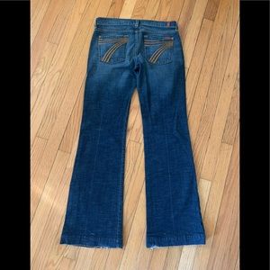7 FOR ALL MANKIND DOJO JEANS Size 30 EXCELLENT